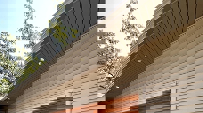 Modern Faux Wood Garage Door Photo