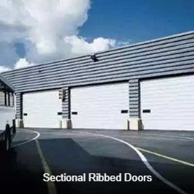 Sectional Ribbed Doors Photo