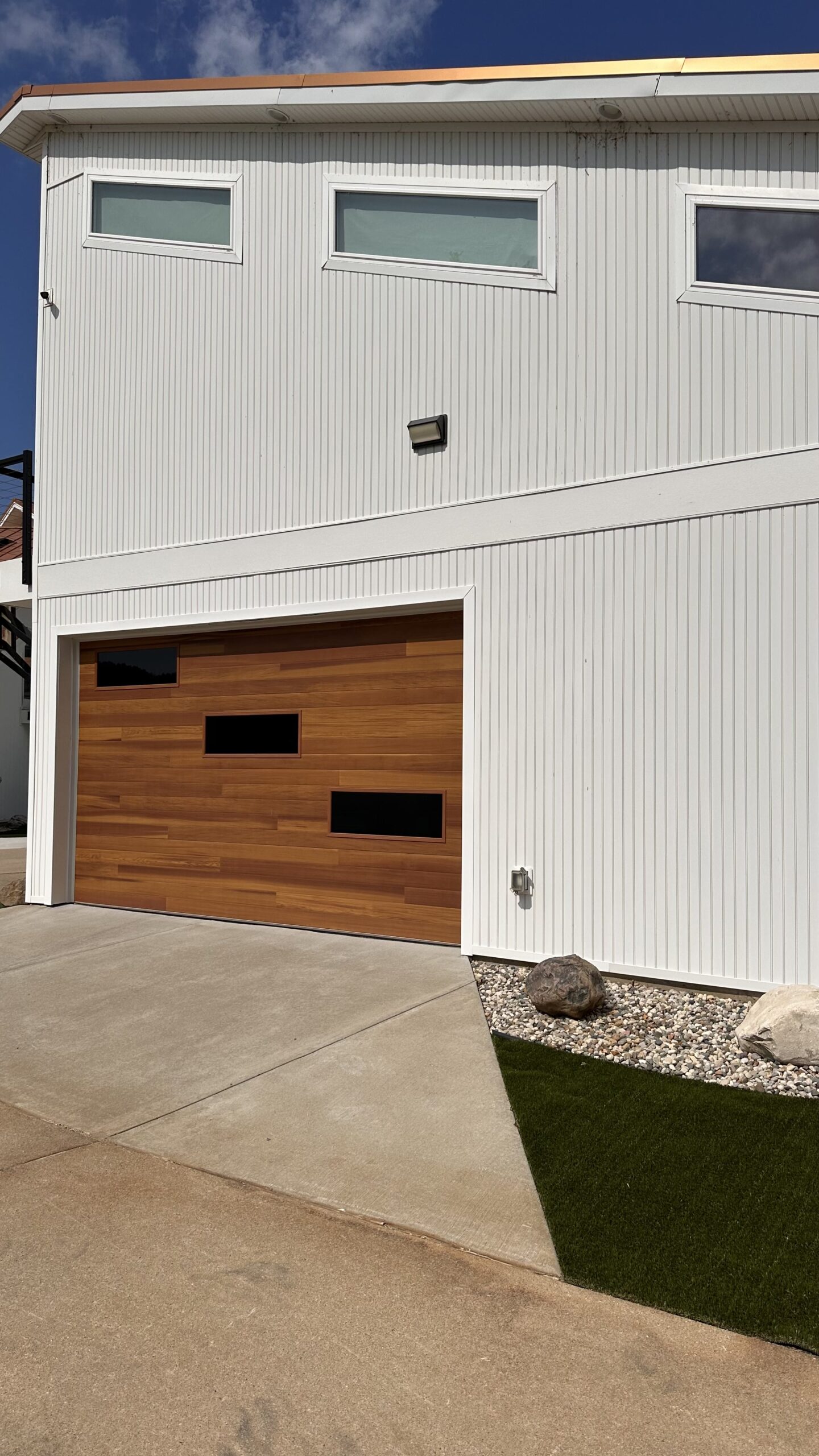 Faux Wood Garage Doors Photo