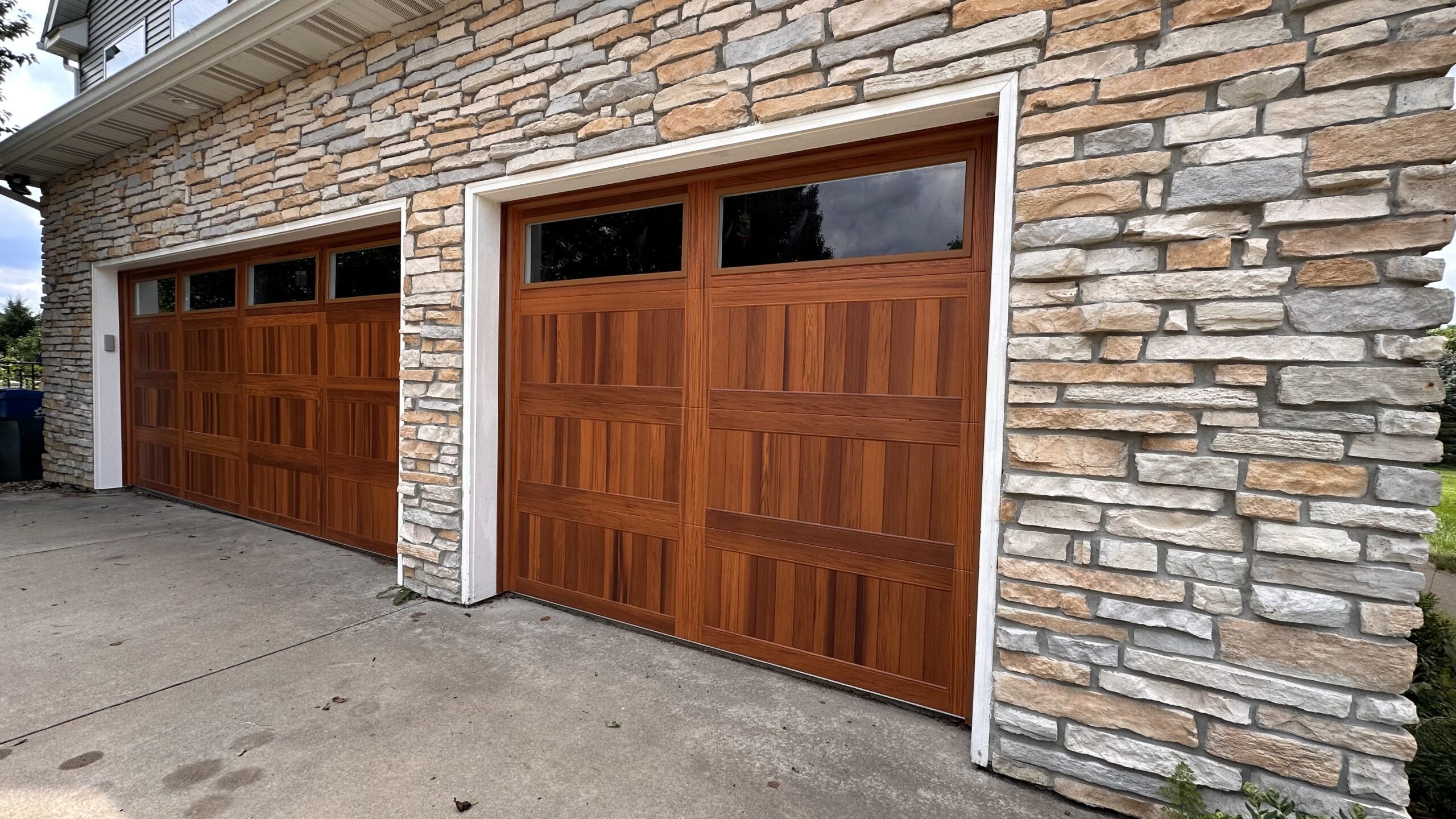 Wood Garage Doors Photo
